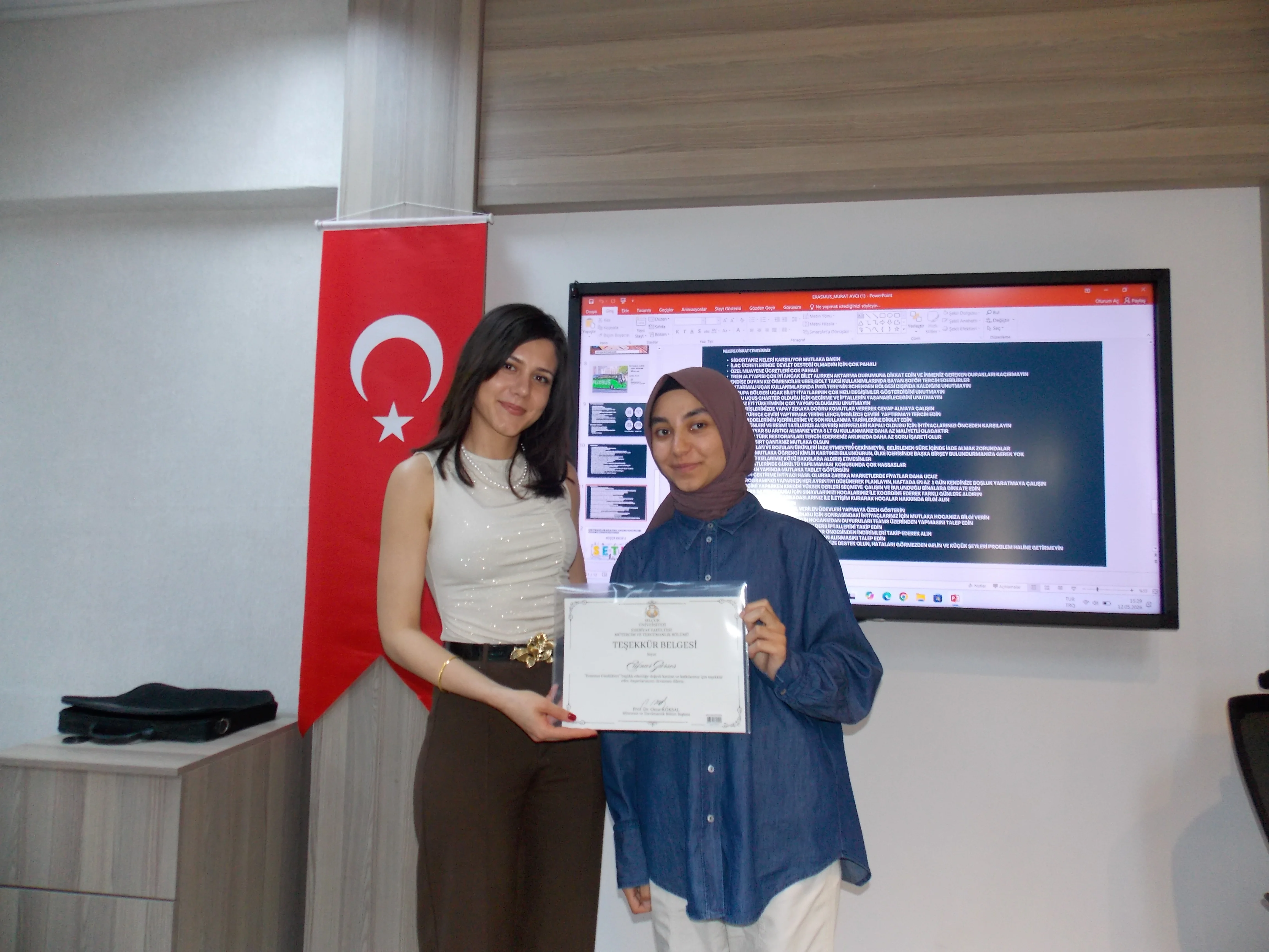 Selçuk Üniversitesi Edebiyat Fakültesi’nde “Erasmus Günlükleri” Etkinliği Düzenlendi